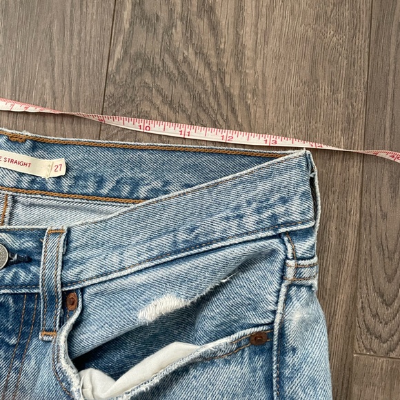 Wedgie Straight Levis 27 - Picture 9 of 13